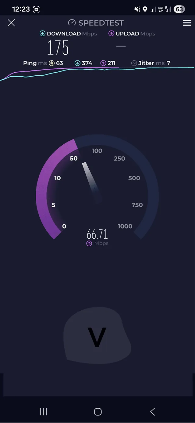 Test prędkości ByteSIM 2