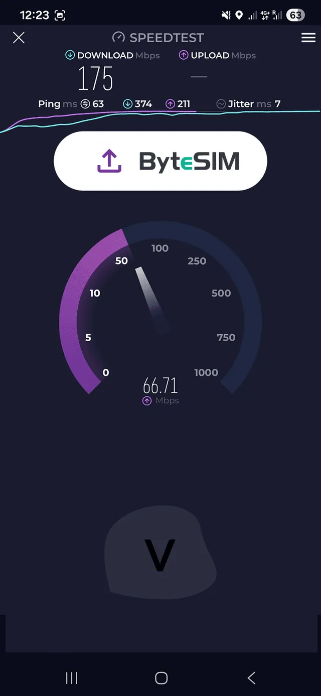 ByteSIM testing speed 2