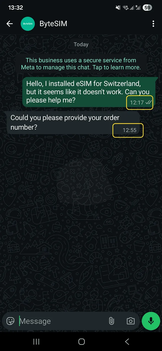 ByteSIM testing support