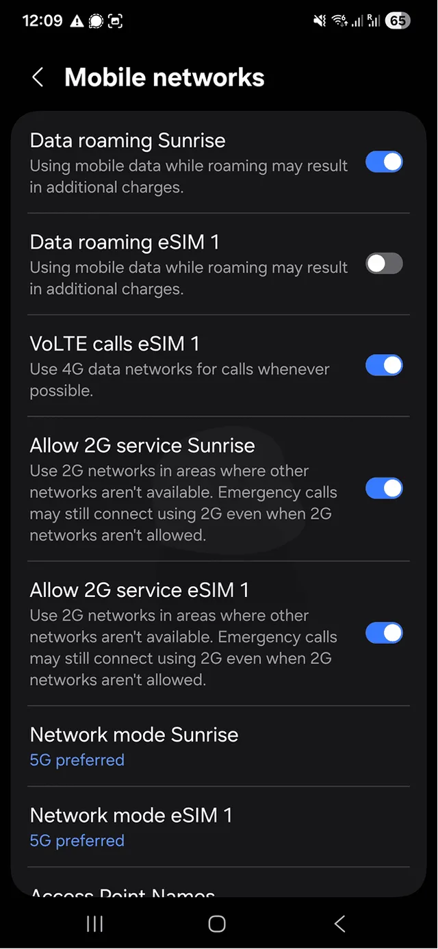 Instalacja eSIM ByteSIM 5