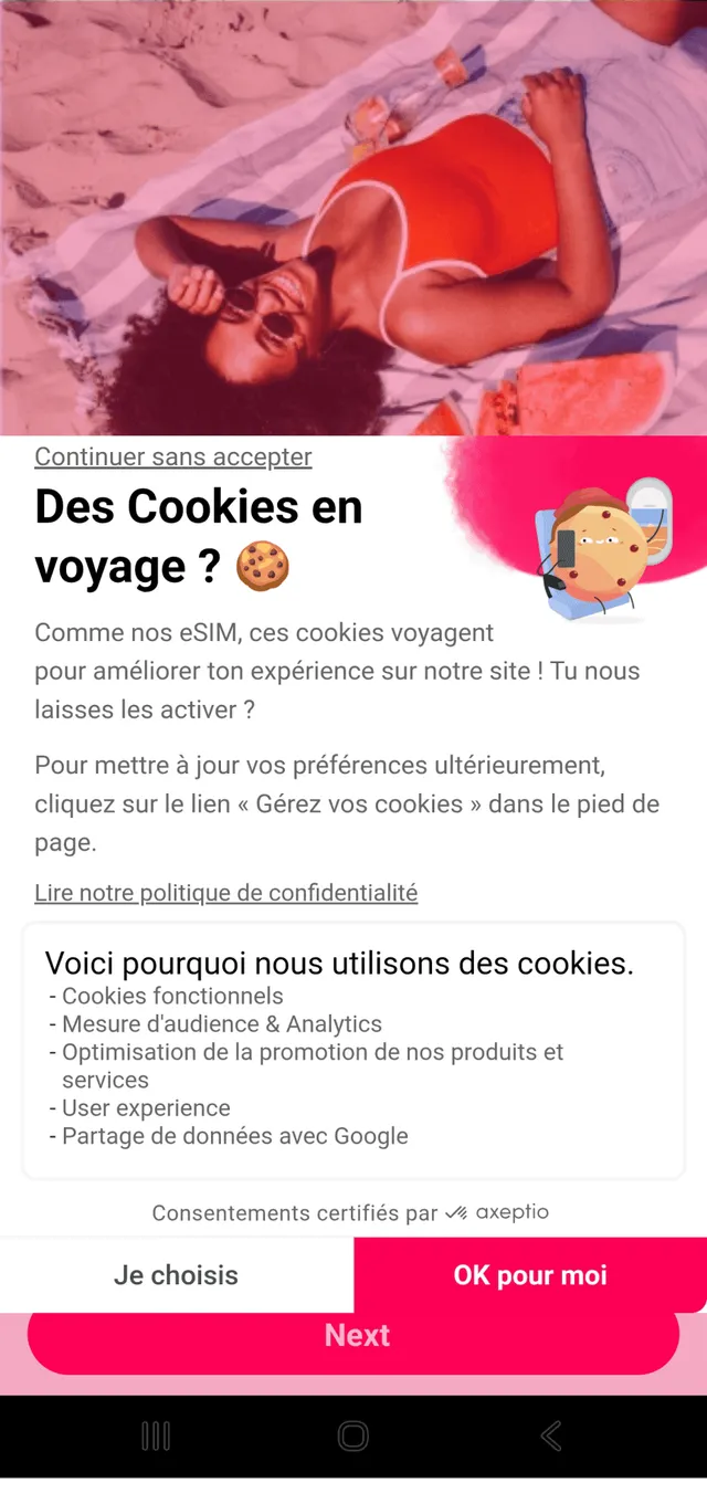 Ukázka obrazovky aplikace GoMoWorld 1