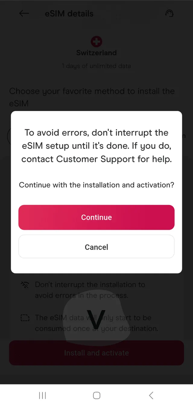 Instalace Holafly eSIM