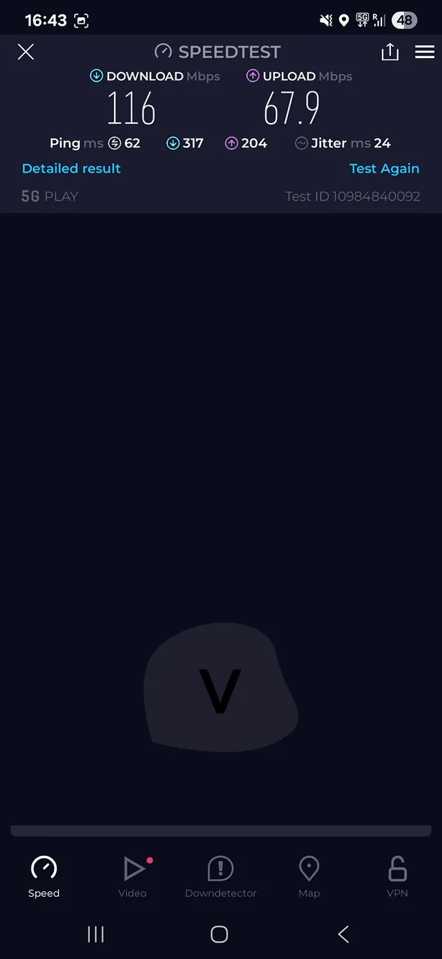 Jetpac eSIM Speed Test 3