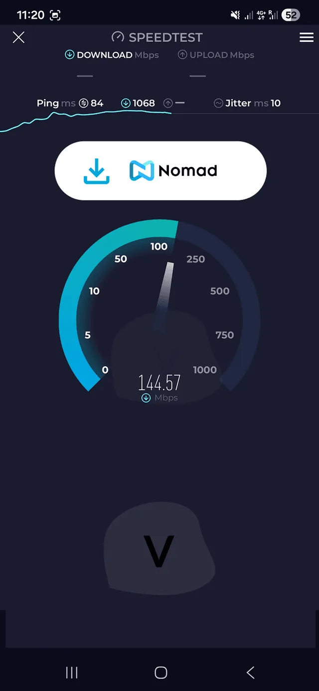 Nomad testing speed 1