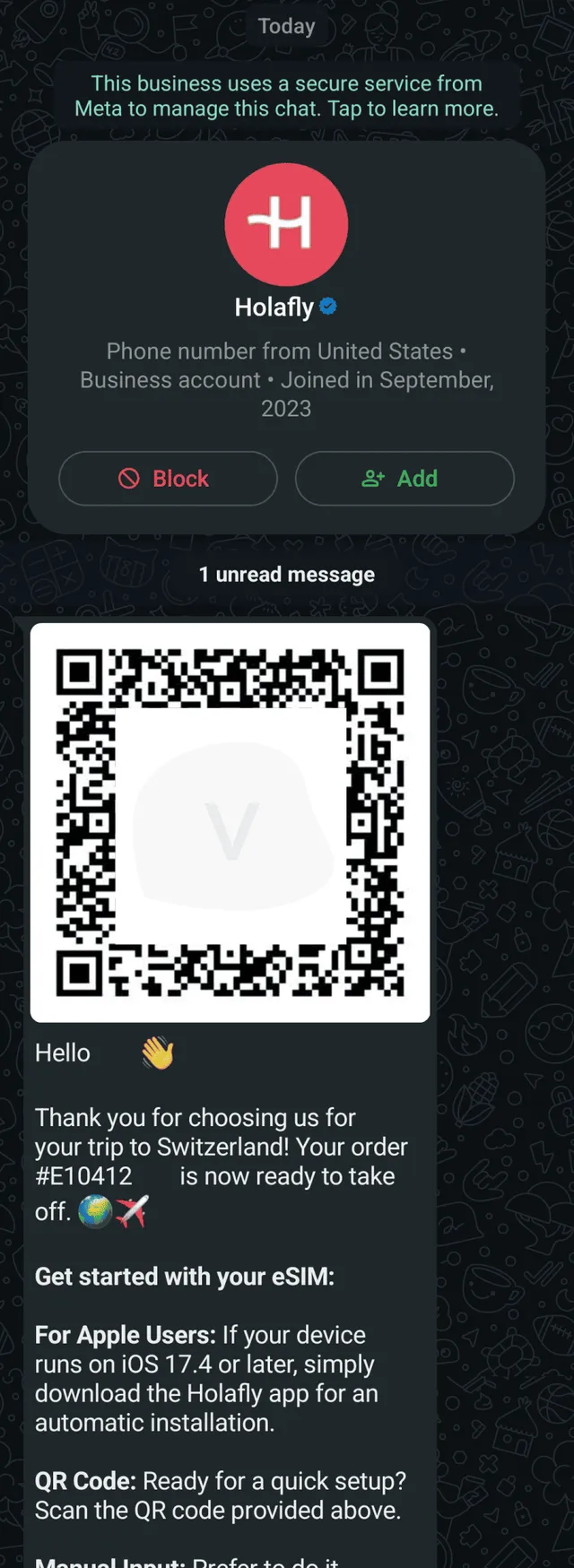 Proces nákupu Holafly eSIM