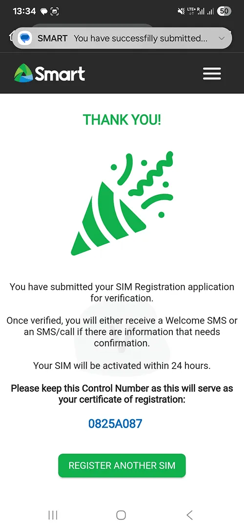SMART eSIM Registration 11