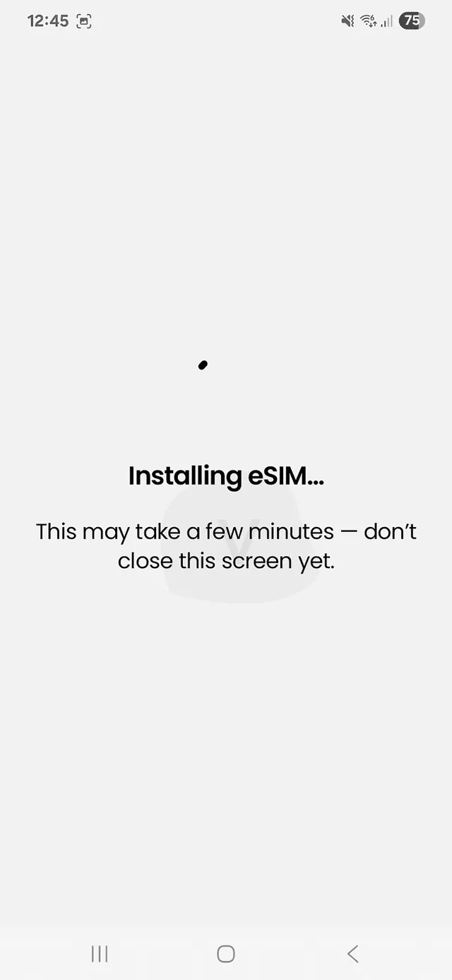 Instalace Saily eSIM 3