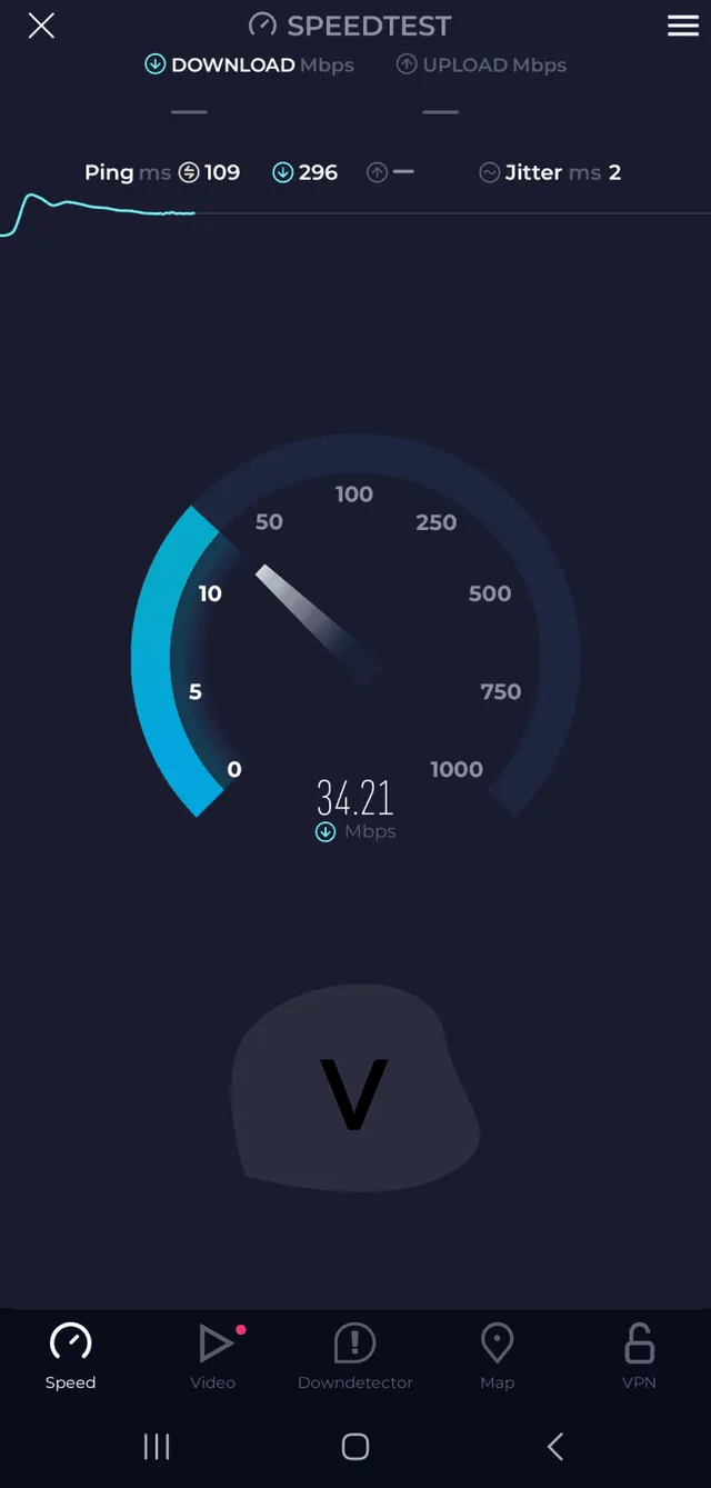 Test rychlosti Holafly eSIM