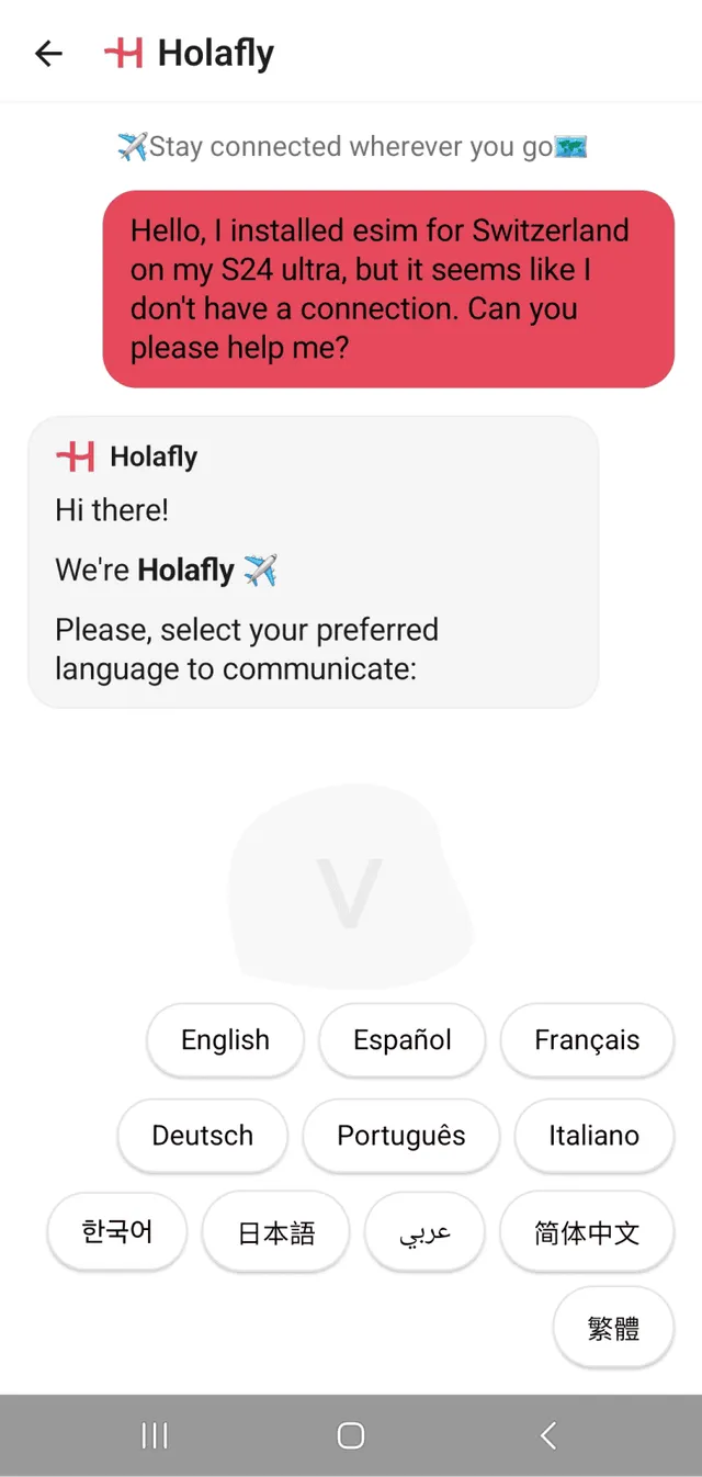Zákaznická podpora Holafly