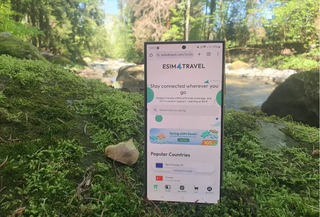 Speed test result from our eSIM4Travel test
